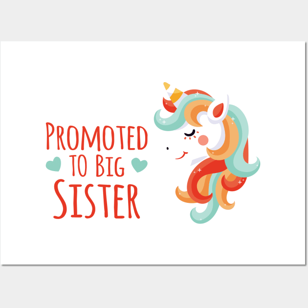 Youth Promoted to Big Sister Wall Art by WildZeal